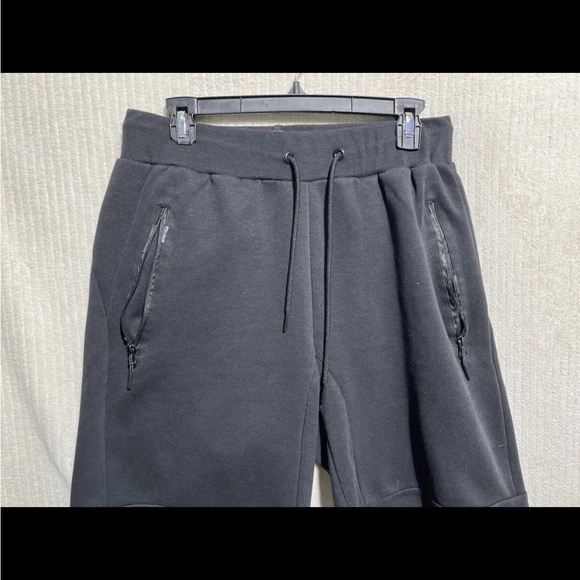 BASCOM PROJECTS Black SHORTS MENS SZ Large COTTON POLYESTER Solid - Picture 2 of 8